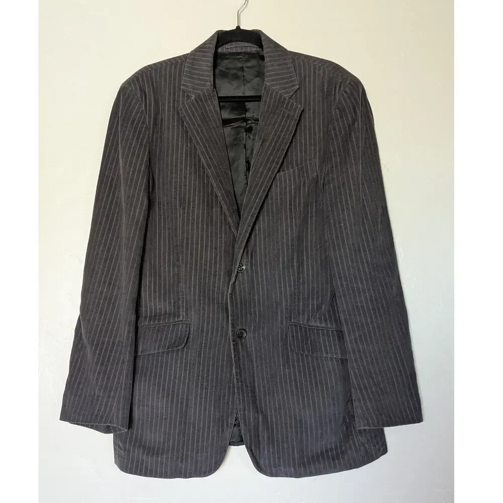 Banana‎ Republic Blazer Pinstripe 48 Reg Preppy Lined Business Casual